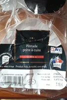 Pintade prête à cuire