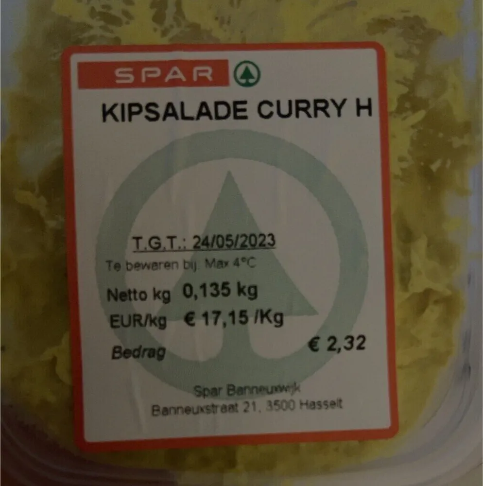 Kipsalada Curry
