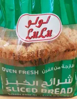Sliced bread wholemeal