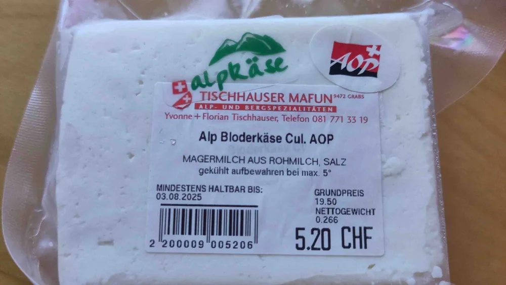 Alp Bloderkäse Cul. AOP