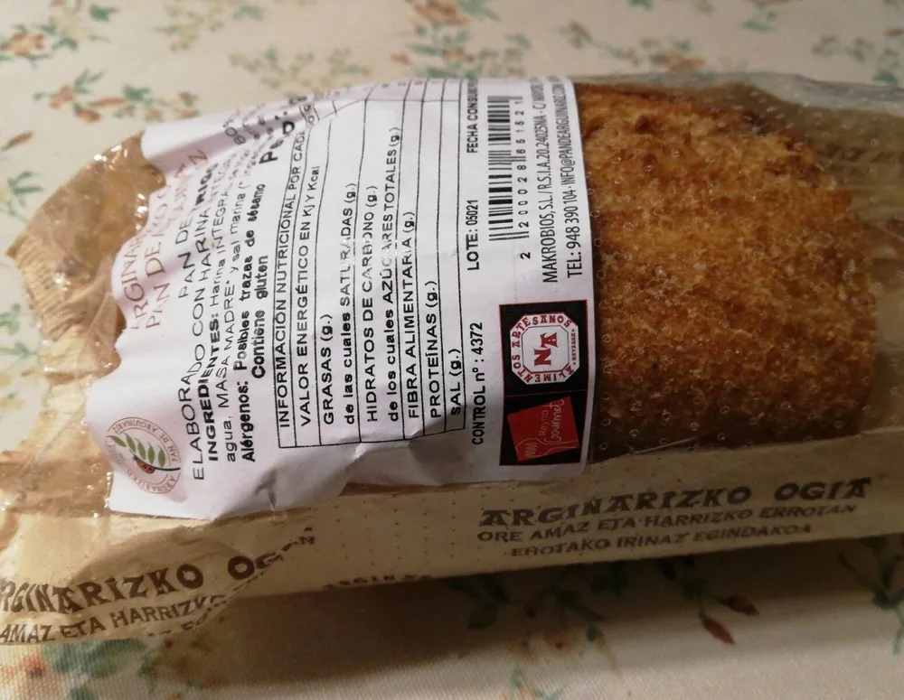 Pan de Arguiñariz de masa madre