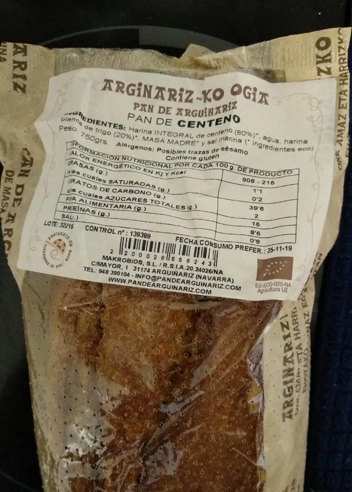 Pan de centeno