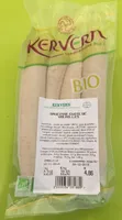 Saucisses cuites de volailles