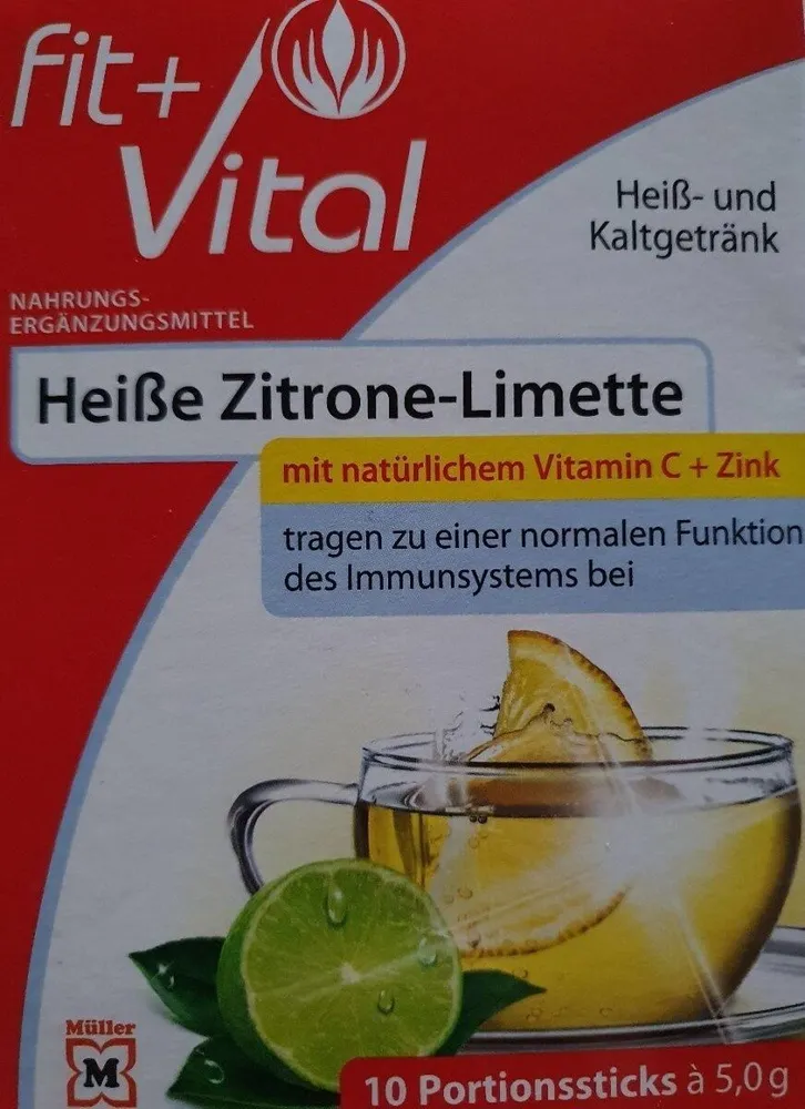 fit+Vital Heiße Zitrone-Limette