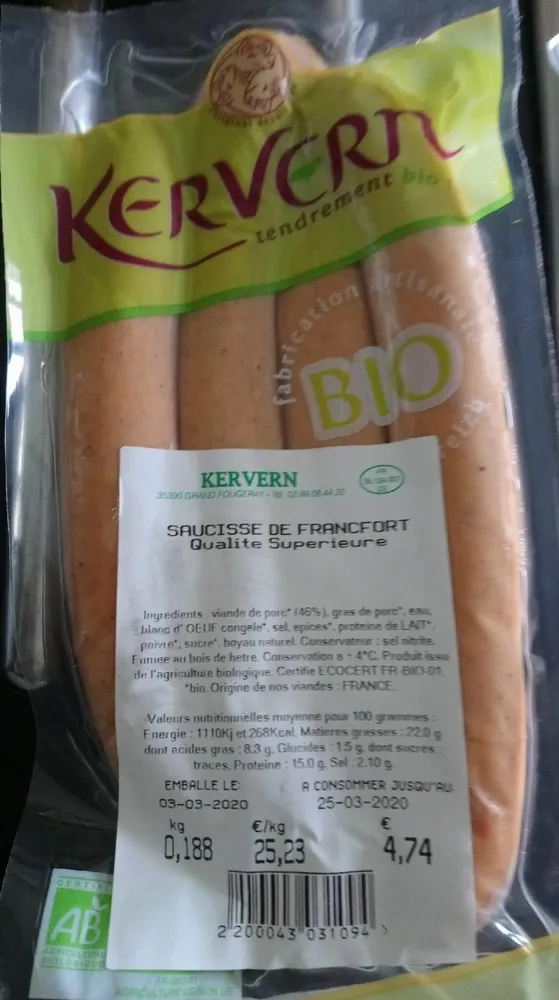 Saucisse de Francfort