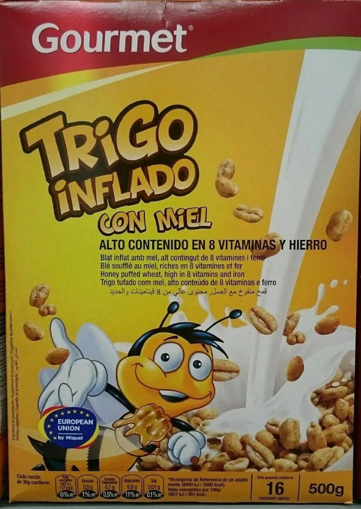 Trigo inflado