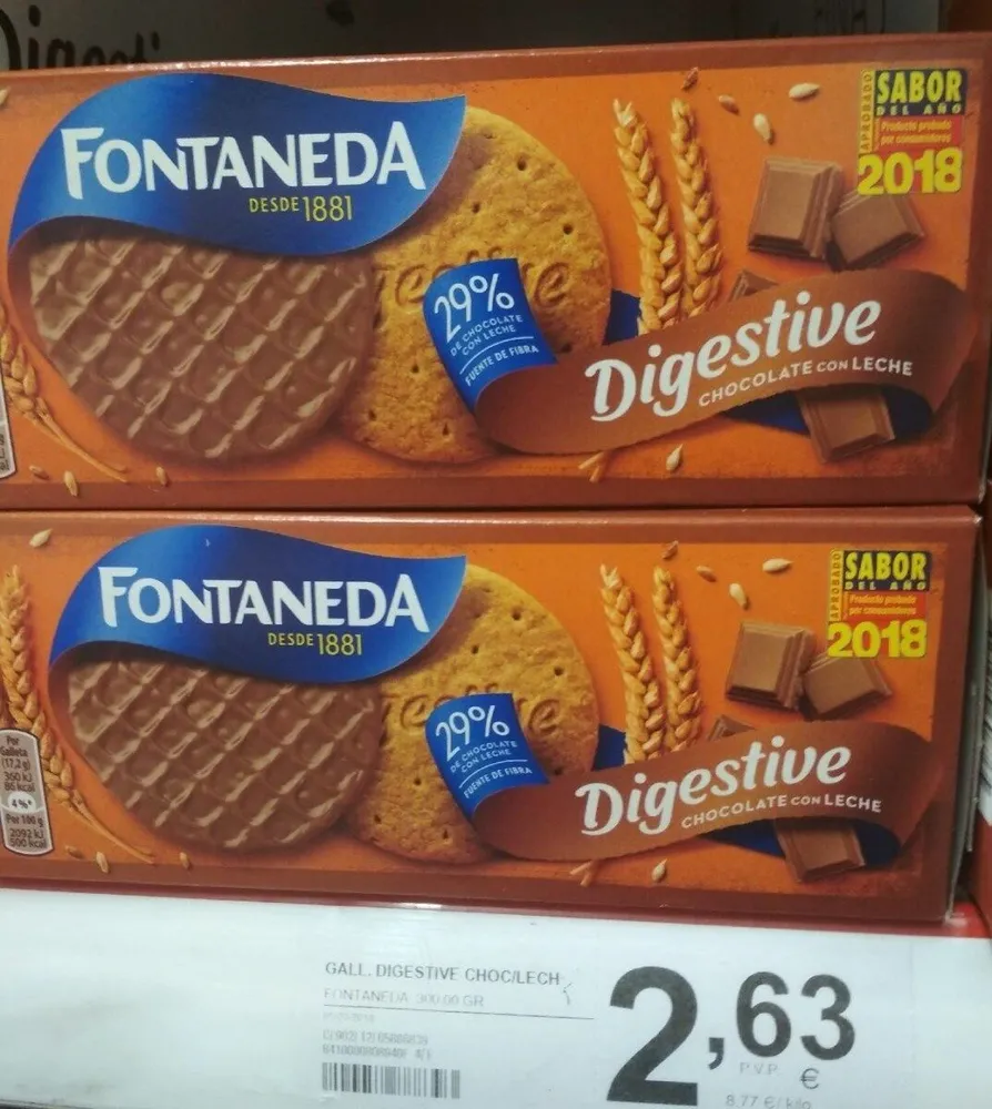 Galleta digestive choc/leche