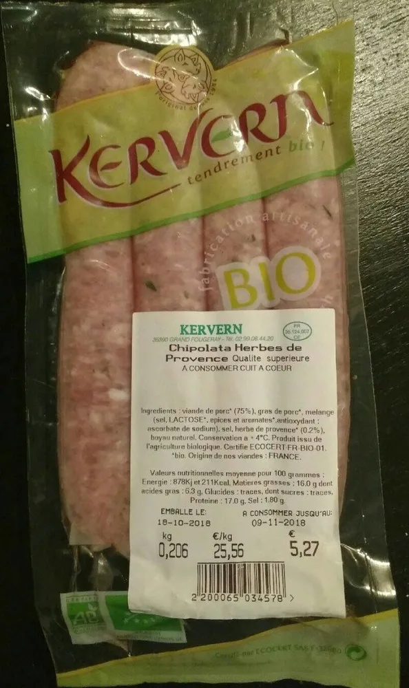 Chipolatas Herbes de Provence
