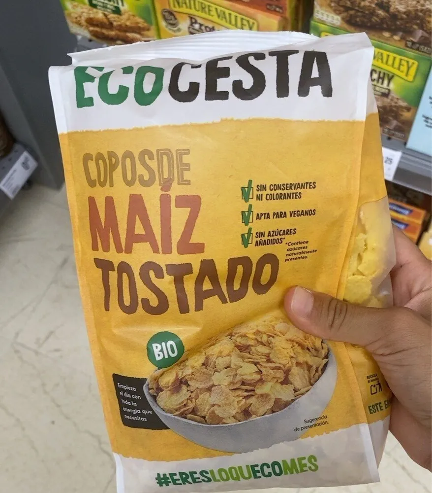 copos de maiz tostado