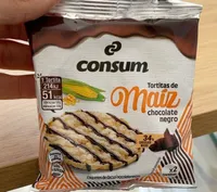 Tortitas de maiz chocolate negro