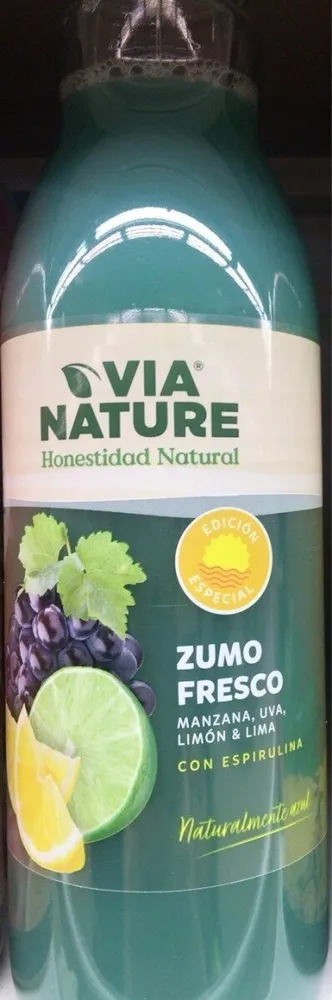 Zumo fresco manzana uva limon u lima