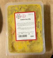 Crevettes curry