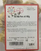 Xiu Mai Porc x6 160g