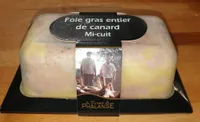 Foie gras entier de canard mi-cuit