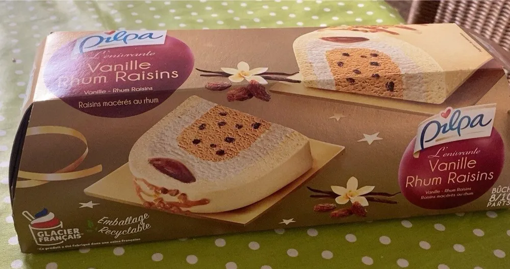 L’enivrante vanille rhum raisins