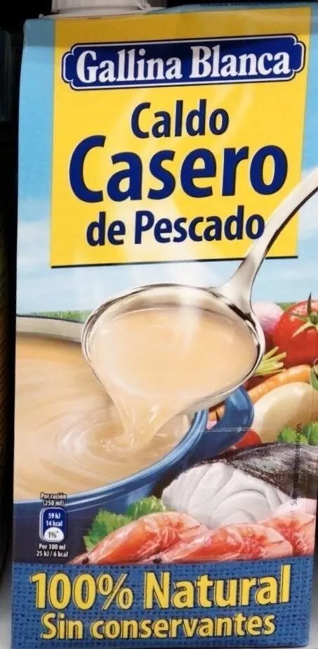 Caldo casero de pescado