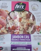 Pizza del GUSTO Jambon cru mozzarella fromage italien