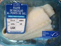 Filete de bacalao al punto de sal