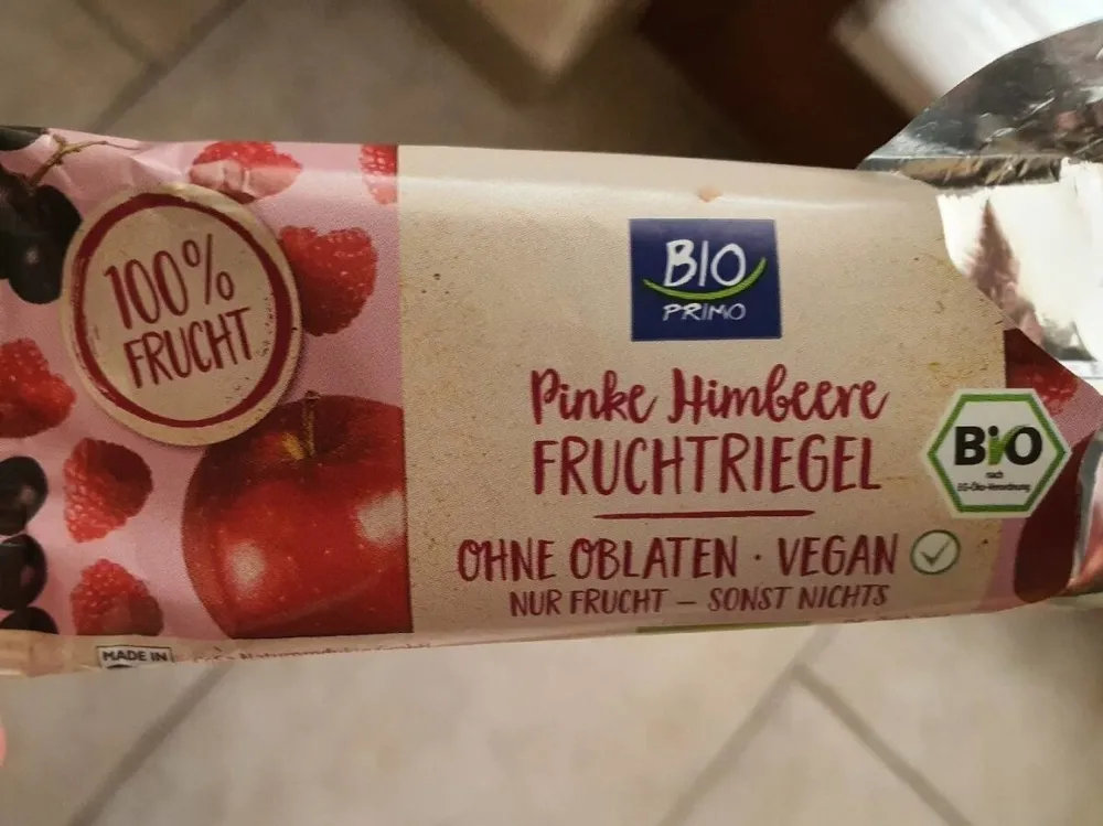 Pinke Himbeere Fruchtriegel