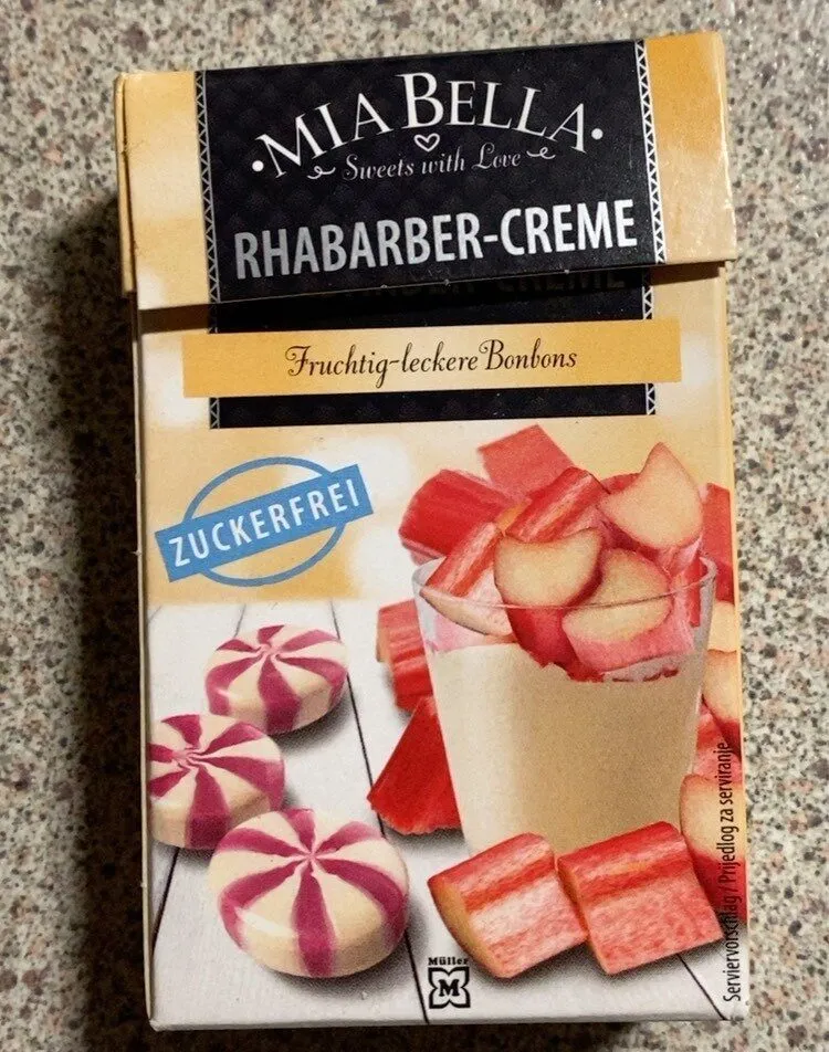 Rhabarber-Creme Bonbons
