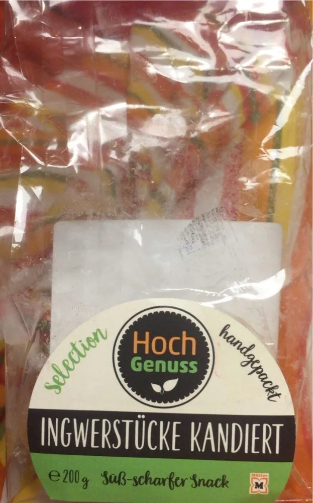 Ingwerstücke Kandiert