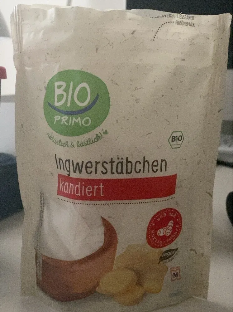 ingwerstäbchen kandiert