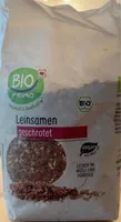 Leinsamen geschrotet