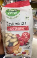 Cashewnusse mit Cranberries