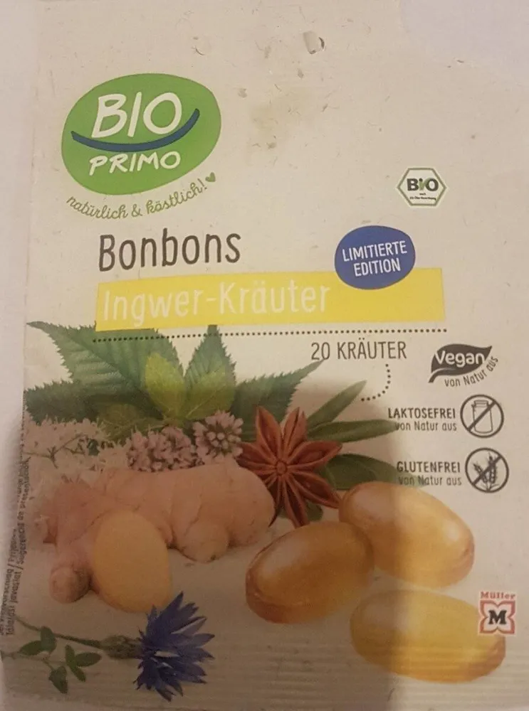 Bonbons Ingwer-Kräuter