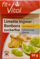 Limette Ingwer Bonbons zuckerfrei mit Vitamin C