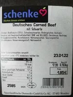 Deutsches Corned Beef mit Schwarte