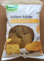 Vollkorn Kräcker Curry-Kürbiskern