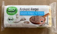 Krokant Riegel Sesam Kokos