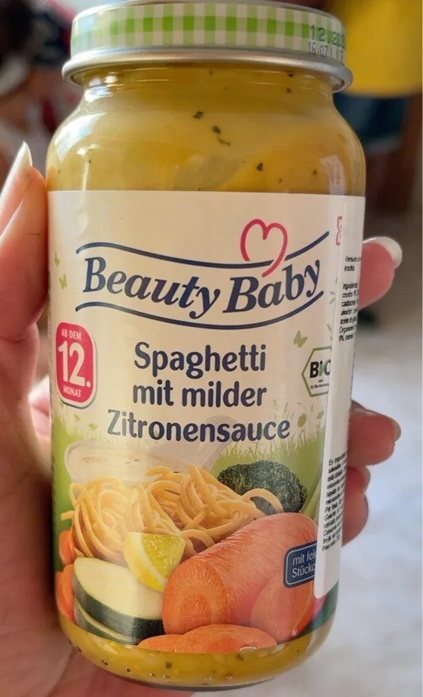 Spaghetti mit milder Zitronensauce