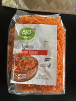 Spirelli rote Linsen Nudeln