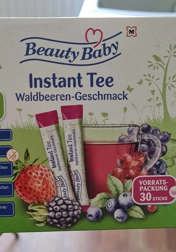 Instant tee waldbeere