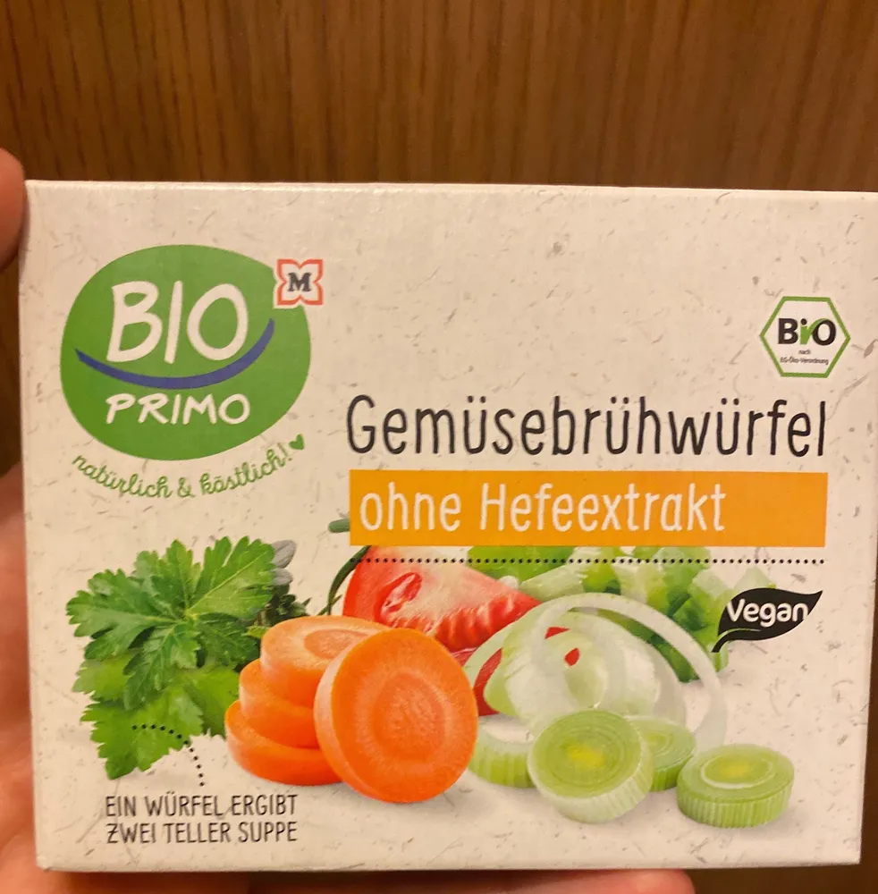 Caldo vegetal ecológico sin extracto levadura