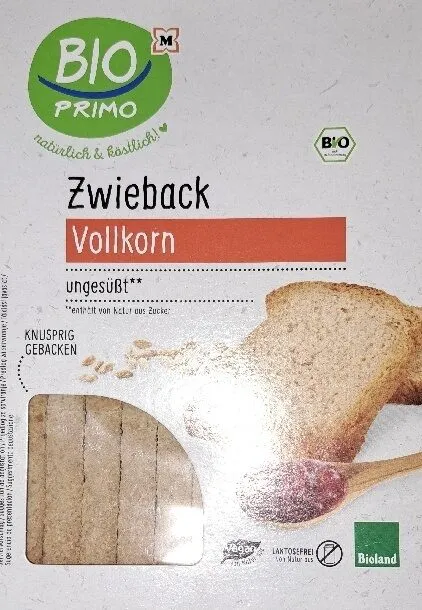 Vollkornzwieback ungesüßt