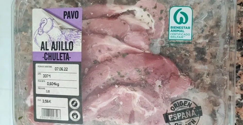 Chuleta de pavo