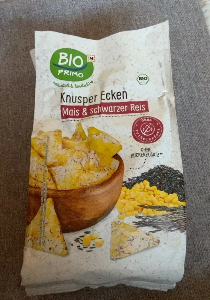 Knusper Ecken Mais&schwarzer reis