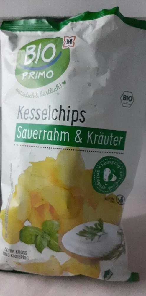 Kesselchips Sauerrahm und Kräuter