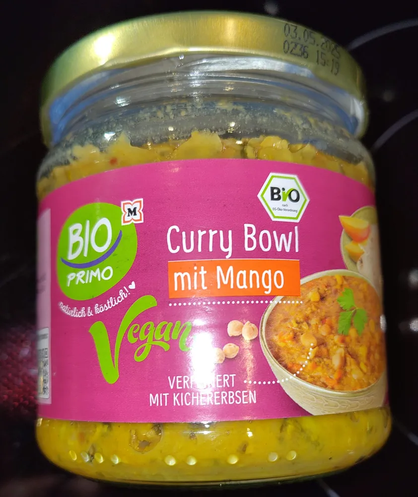 Curry Bowl mit Mango