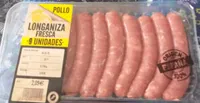 Salchichas de longaniza fresca