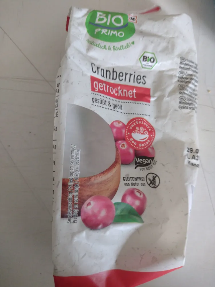 Cranberries getrocknet