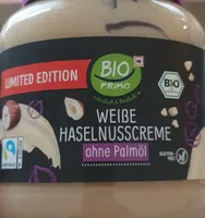 Weiße Haselnusscreme ohne Palmöl
