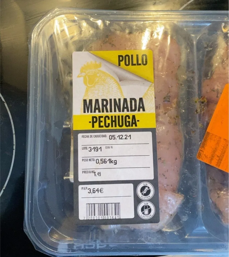 Marinada pechuga pollo