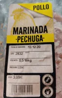 Pechuga marinada de pollo