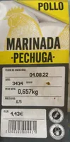 Medallon de pollo marinado