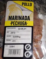 Pollo marinada pechuga
