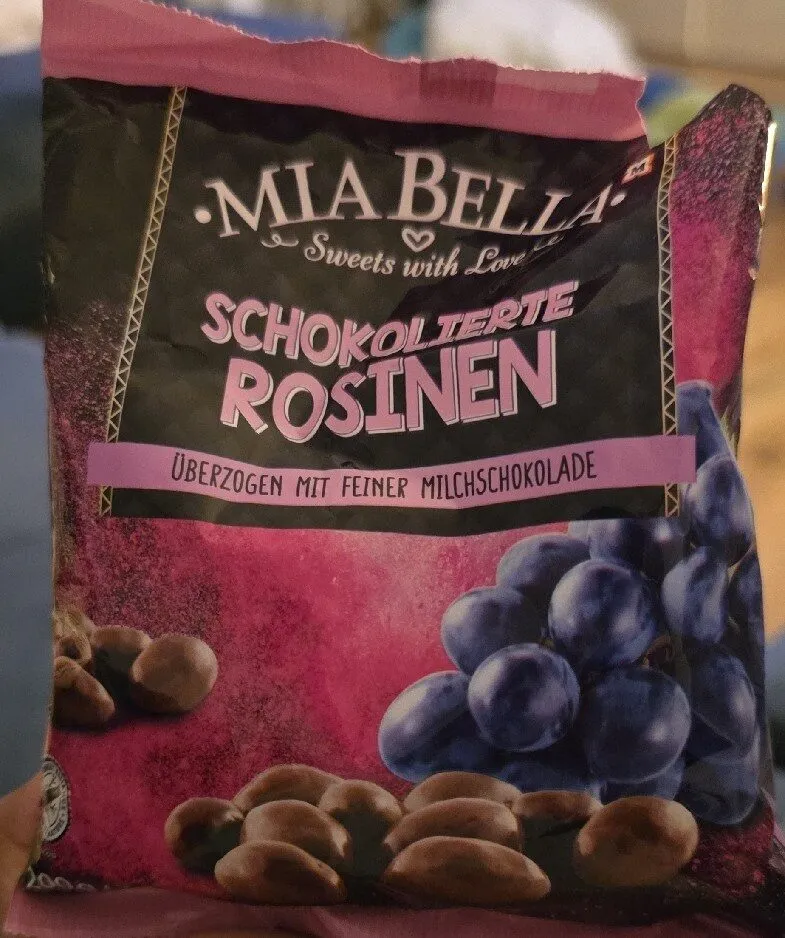 Schokolierte Rosinen